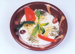 Dish of Karoun labne